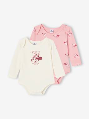 Baby-Bodysuits-Pack of 2 Minnie Mouse Bodysuits by Disney® for Babies