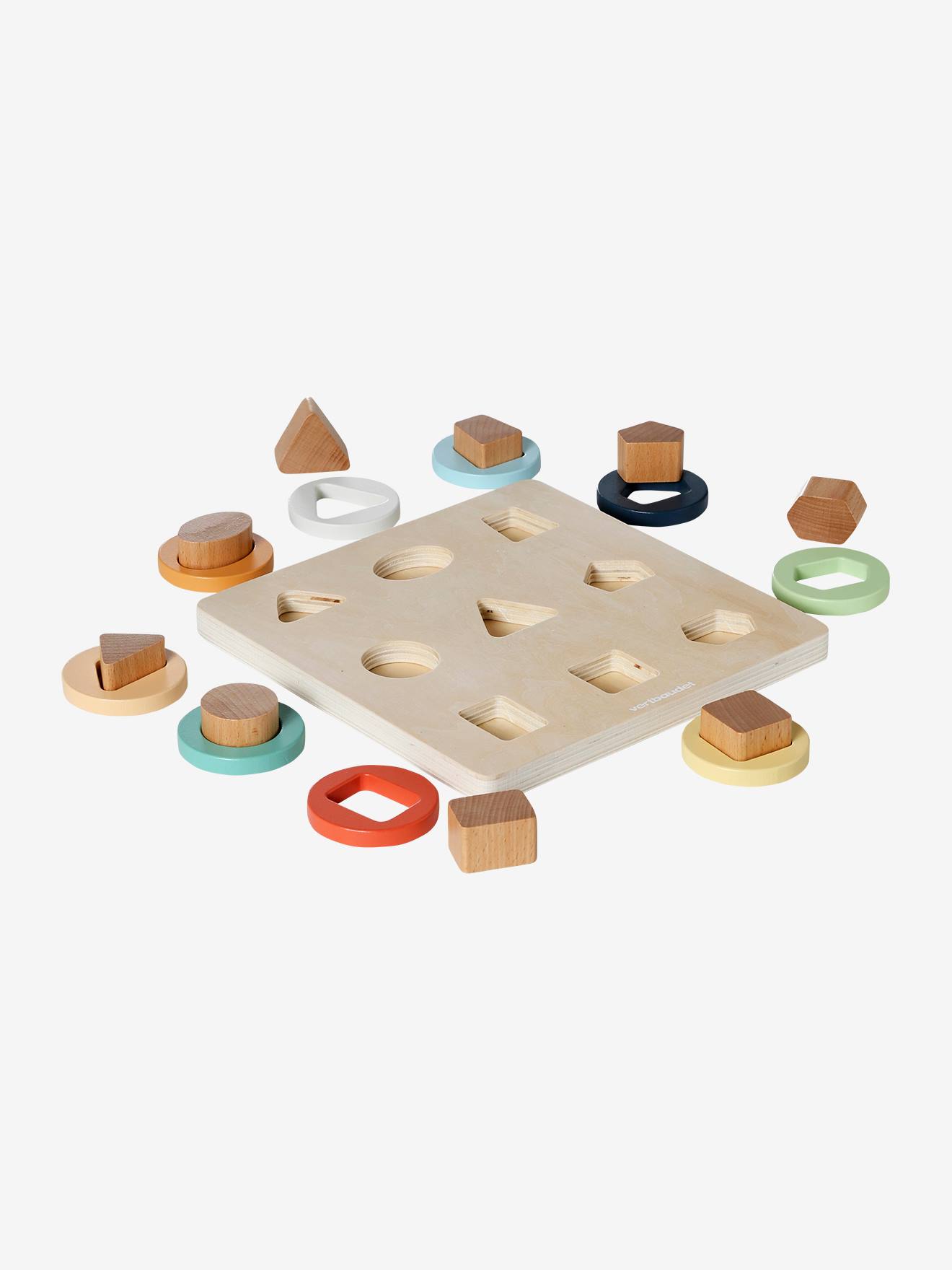 Tableau 5 En 1 En Bois FSC® Pour Enfants Avec Tabouret - Bureau, Tableau Blanc/craie, Papier Et Support Briques - 8