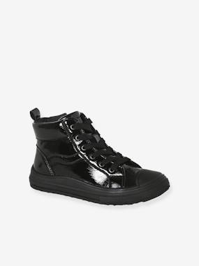 Shoes-Girls Footwear-High-Top Trainers with Laces & Zips for Girls