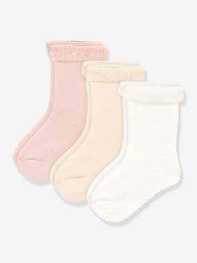 Girls-Underwear-Pack of 3 Pairs of Socks, by PETIT BATEAU