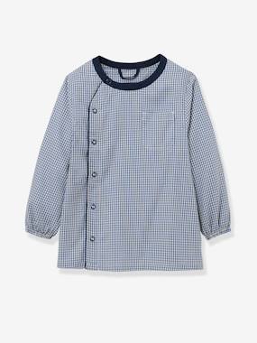 Boys-Apron -Gingham Check Smock for Boys, by CYRILLUS