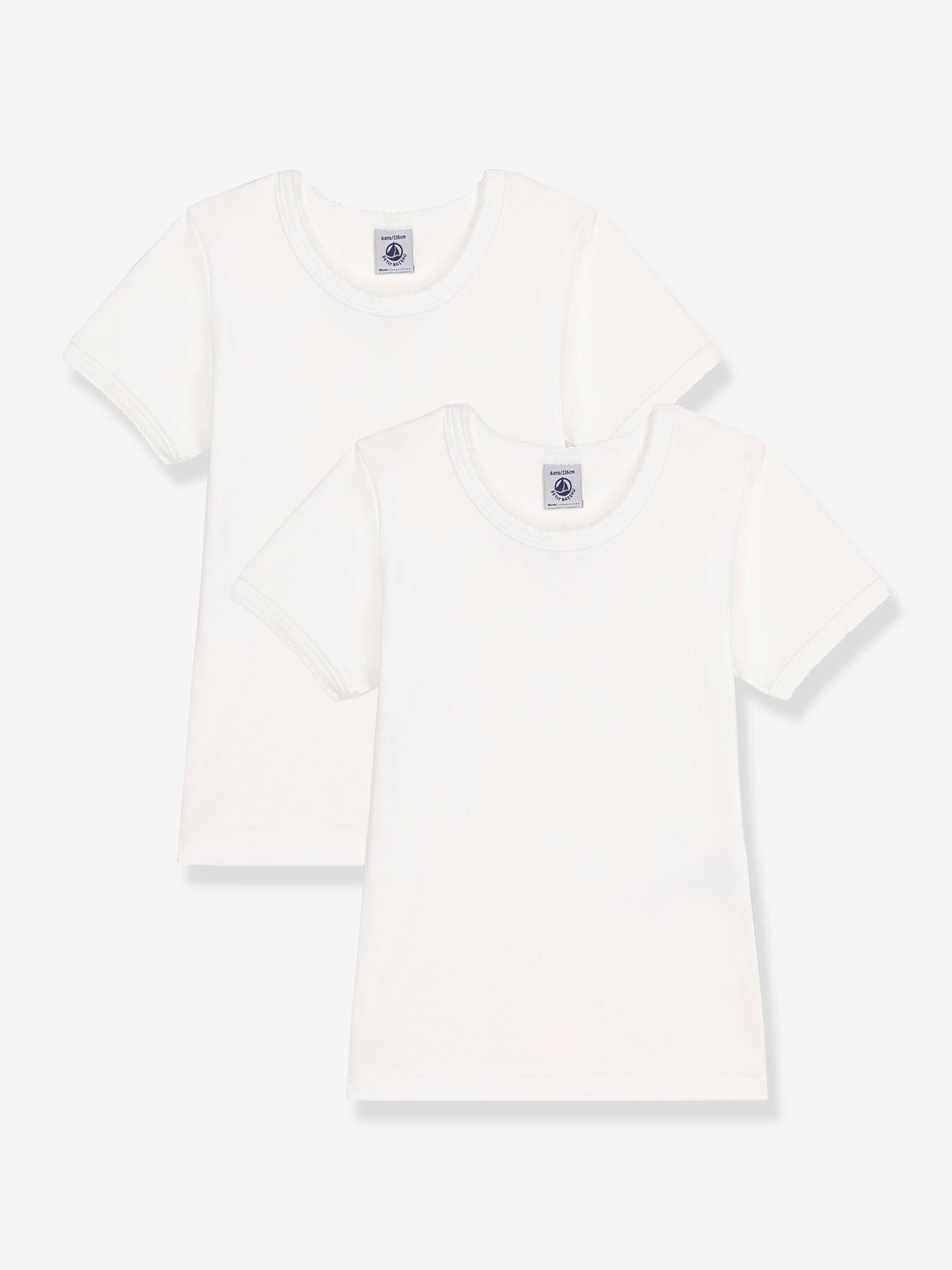 Lot De 4 T-shirts Skateur Manches Courtes Pour Fille - The Set - Basics Faciles à Assortir