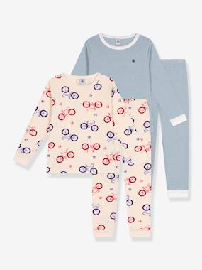 Boys-Nightwear-Set of 2 Pyjamas by Petit Bateau