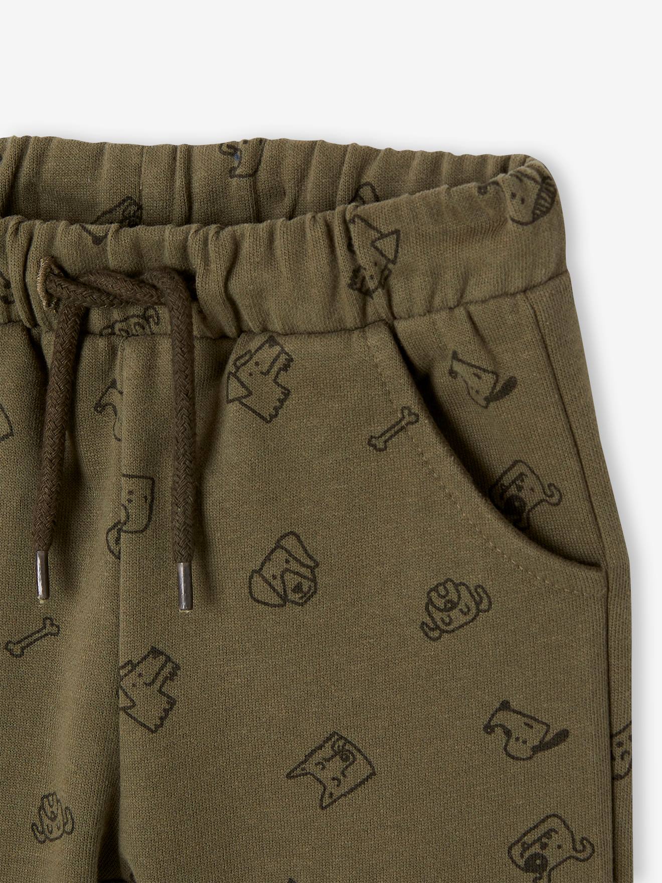 Pantalon En Molleton Bébé Vertbaudet - Imprimé - Élastique Taille - 100% Coton