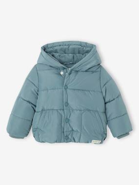 Baby-Padded Jacket with Hood & Polar Fleece Lining for Babies