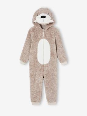 Boys-Walrus Onesie with Hood, for Boys