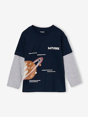 Boys-Tops-Double-Sleeve Top for Boys