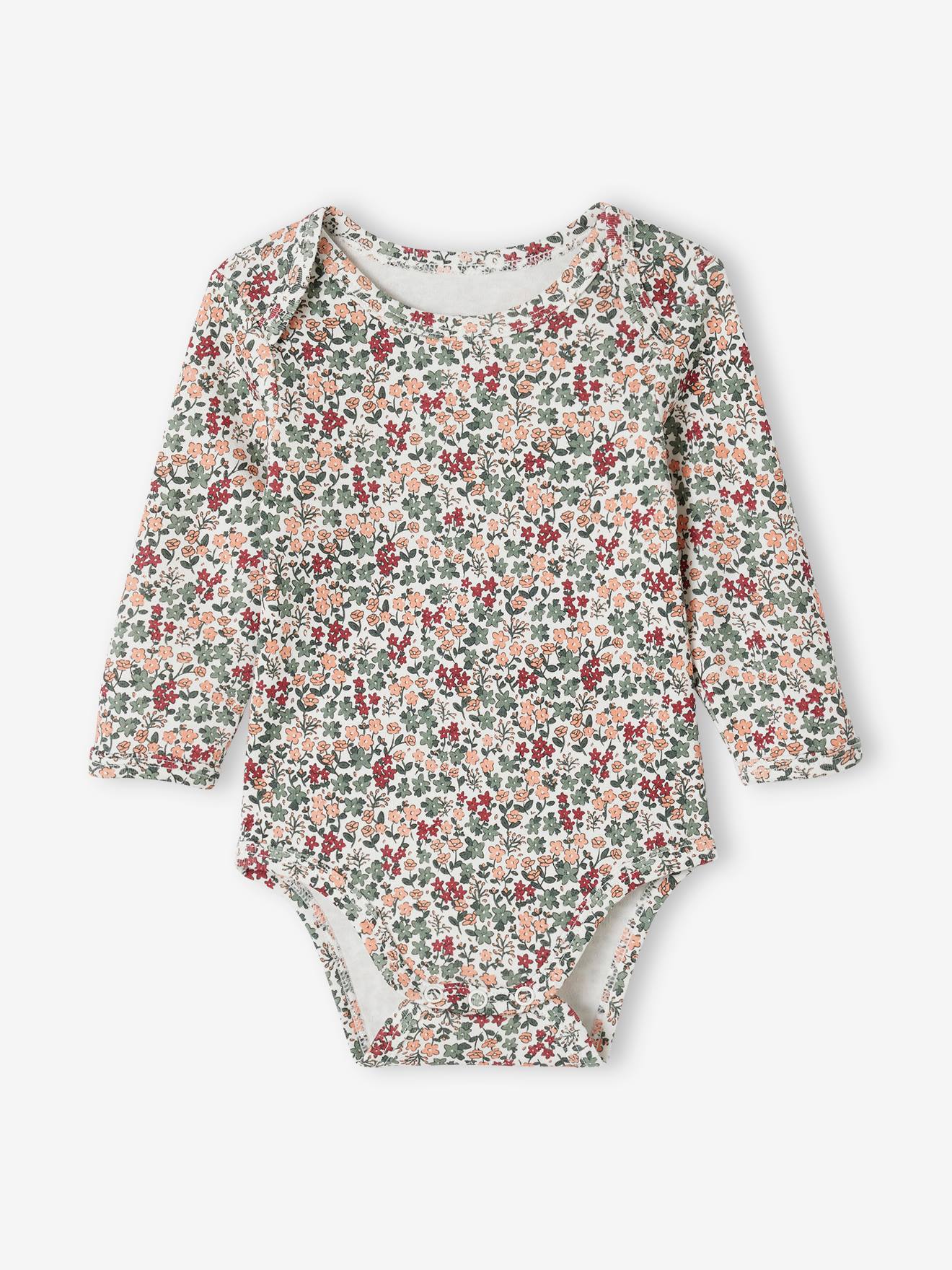 Body Bébé Manches Courtes Elmer L'éléphant Vert - Taille 12 Mois 100% Coton Neuf