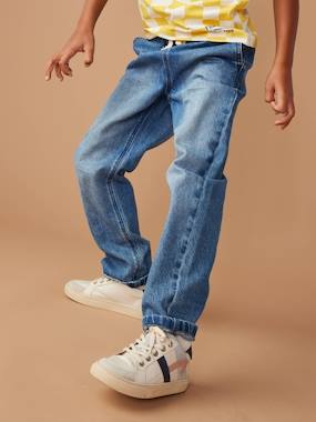 Boys-Jeans-Wide Easy to Slip On Jeans for Boys