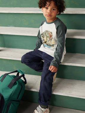 Boys-NARROW Hip MorphologiK Straight Leg Cargo Trousers for Boys