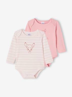 Baby-Bodysuits-Pack of 2 Bambi Bodysuits for Babies, by Disney®