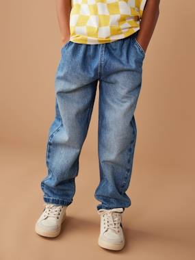 Boys-Trousers-Wide Easy to Slip On Jeans for Boys