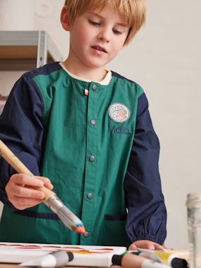 -Colourblock Smock for Boys