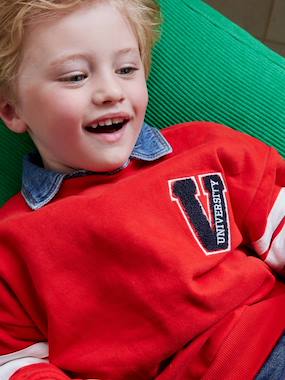 Boys-Sweatshirt with Round Neckline, for Boys