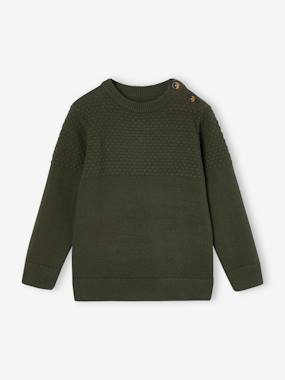 Boys-Fancy Knit Jumper for Boys