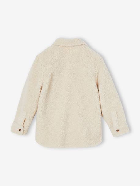 Sherpa Shirt for Boys ecru - vertbaudet enfant 