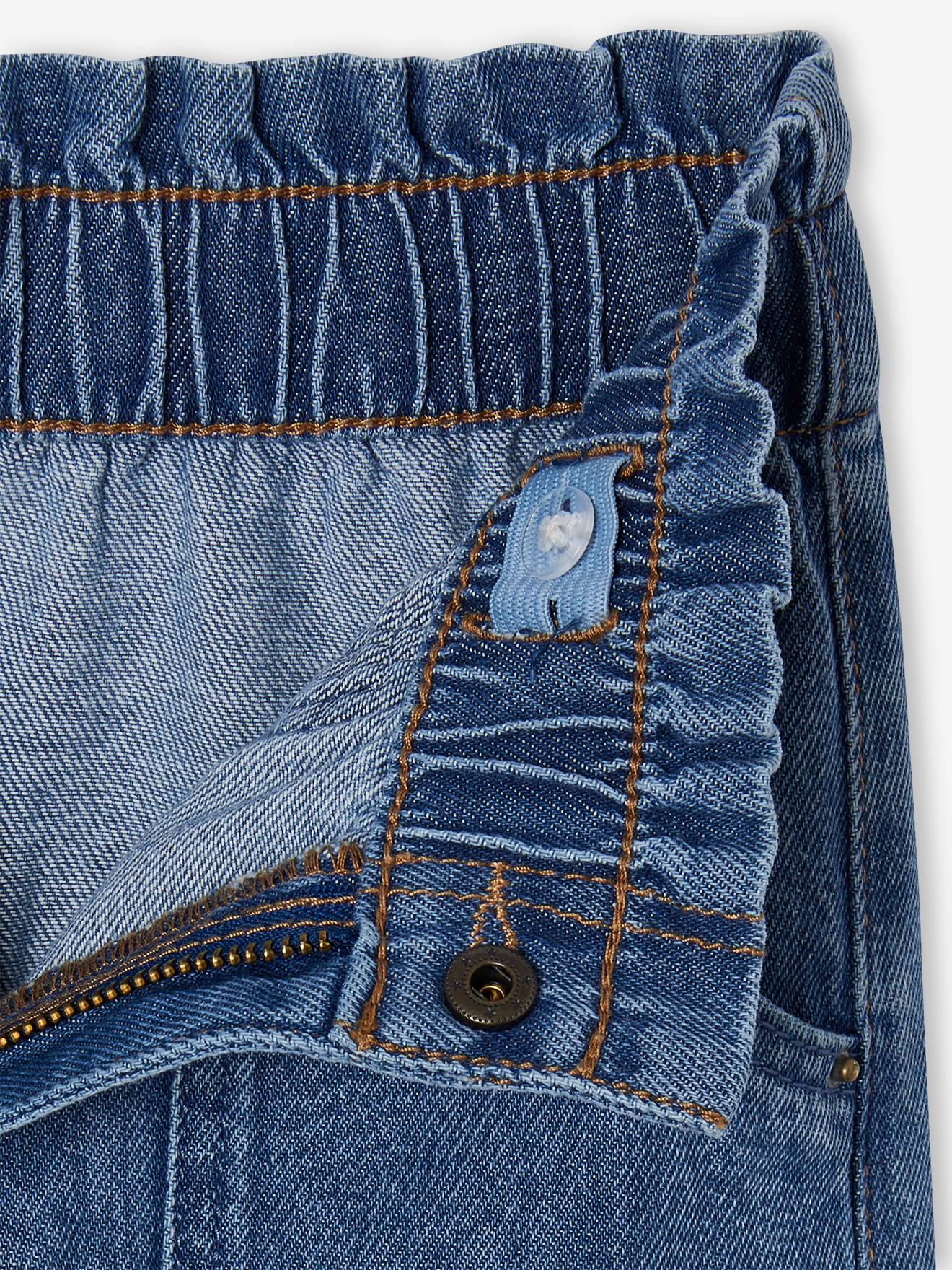 Wide Leg Carpenter Jeans for Girls - medium blue, Girls