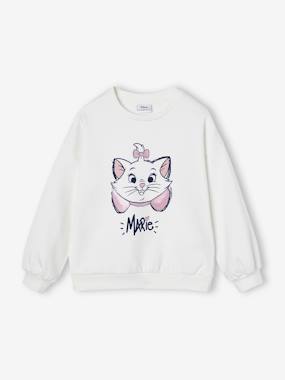 Marie of The Aristocats Sweatshirt with Sequins for Girls, by Disney®  - vertbaudet enfant