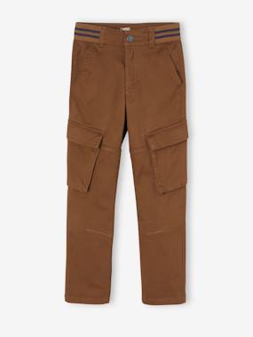 Boys-NARROW Hip MorphologiK Straight Leg Cargo Trousers for Boys