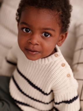 Baby-Jumpers, Cardigans & Sweaters-Rib Knit Jumper for Babies