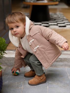 Baby-Outerwear-Parka with Hood & Duffel-Coat Look for Babies