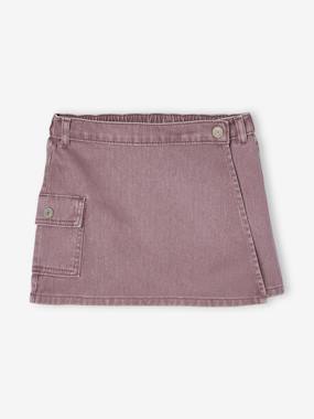 Girls-Skirts-Skort with Cargo Pocket, for Girls