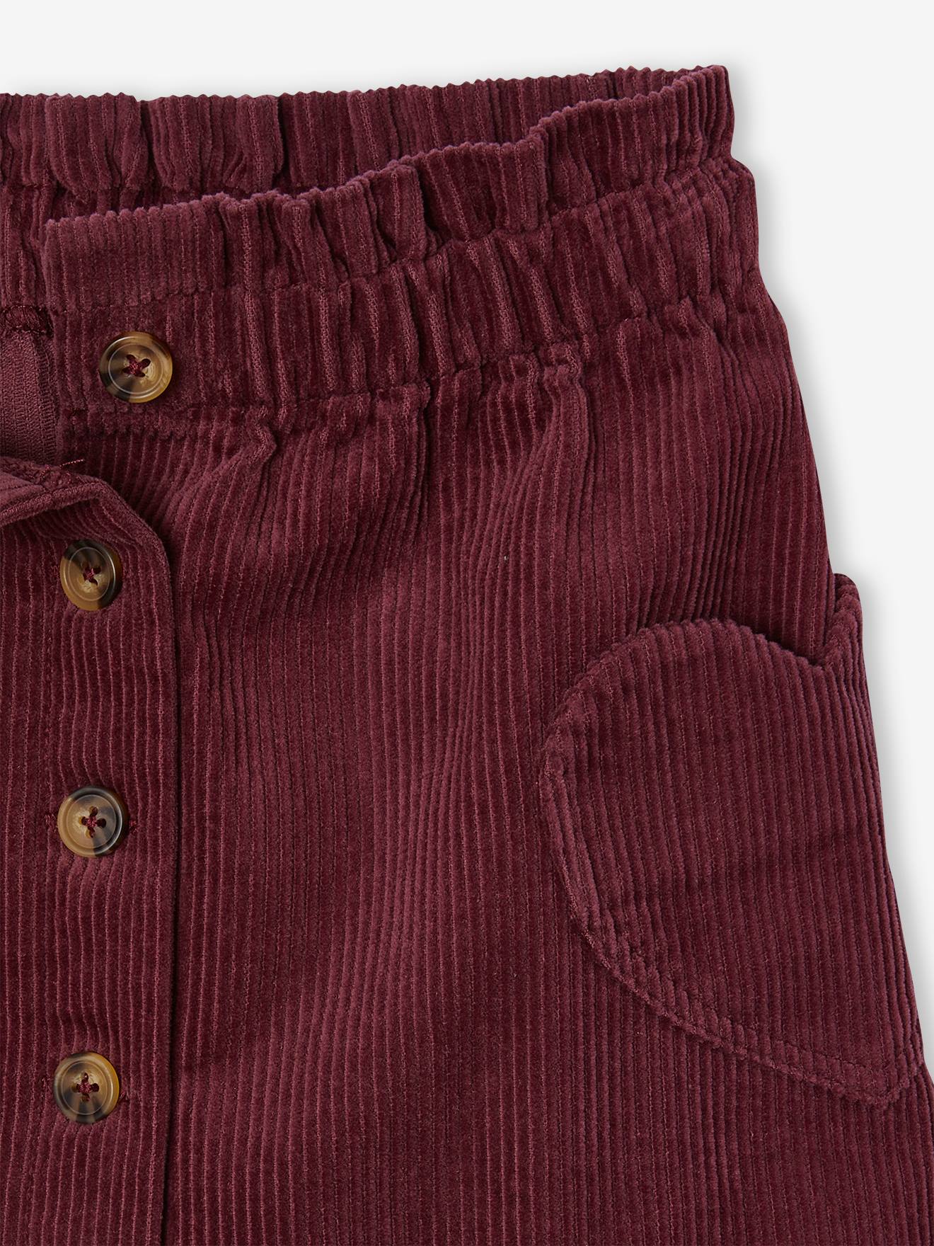 【FUNFROMFUN】SOFT HEART POCKET CORDUROY PANTS / 追跡付 HEART POCKET CORDUROY PANTS, GREEN - FUN FROM FUN | 60