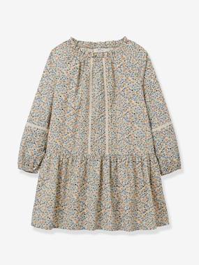 -CYRILLUS Daisy print girl's robe