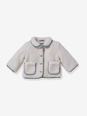 Baby-Outerwear-CYRILLUS sherpa baby jacket