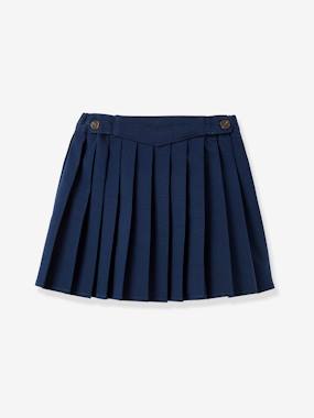 Girls-Skirts-CYRILLUS pleated skirt for girls