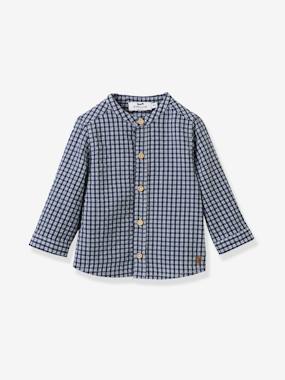 -CYRILLUS baby gingham shirt