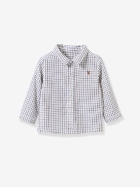 -CYRILLUS Tattersall checked baby shirt