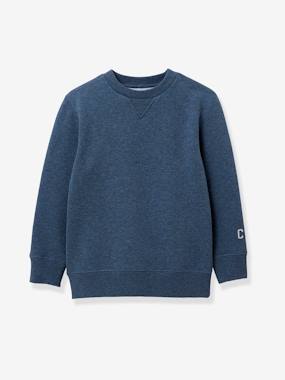 Boys-Cardigans, Jumpers & Sweatshirts-CYRILLUS crew neck sweatshirt for boys