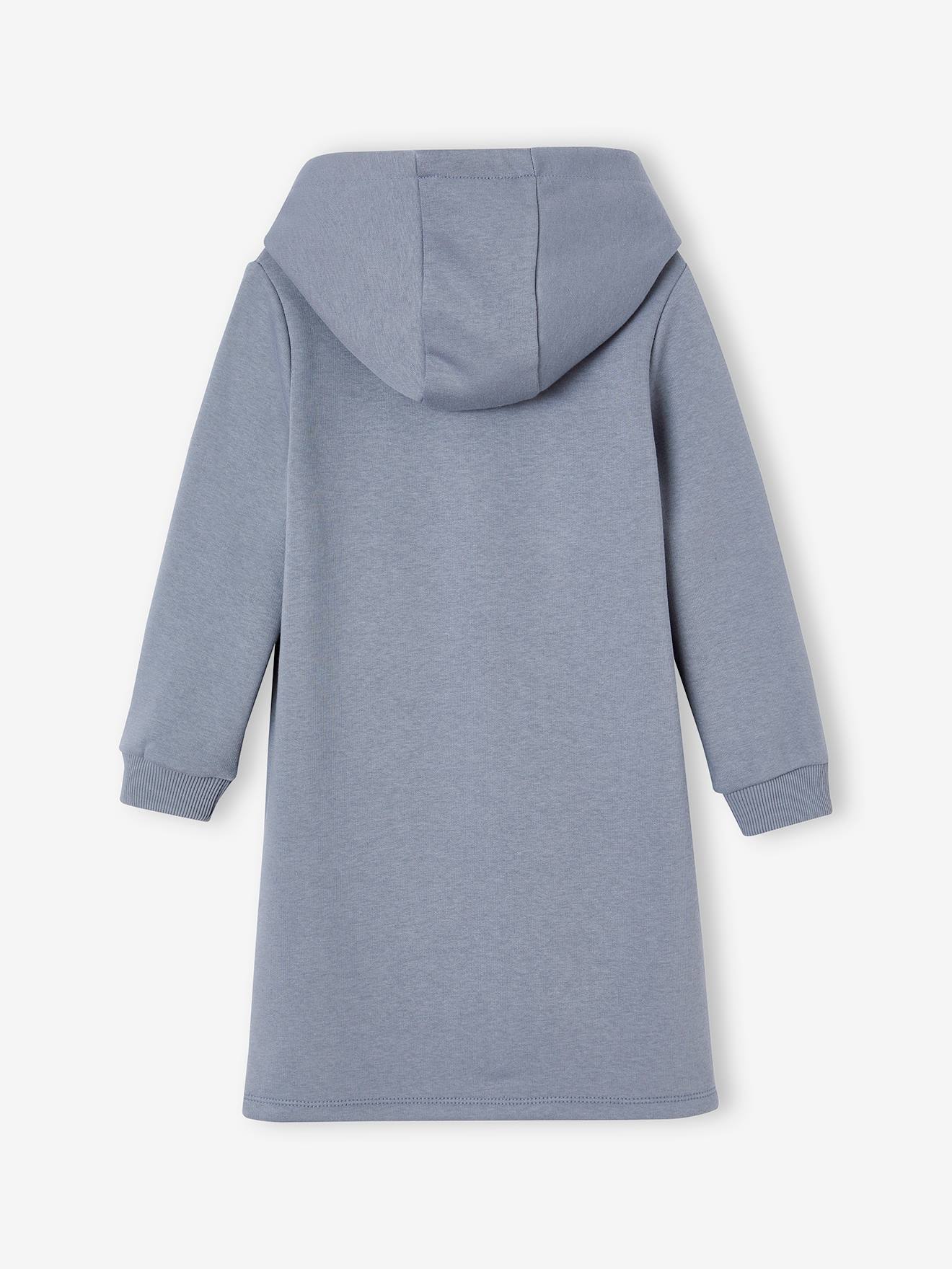 【残りわずか】 Dress Fleece with Girls green, - Girls for Details Fancy & Hood トップス