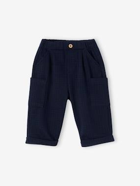 Baby-Trousers & Jeans-Flannel Chino Trousers for Babies