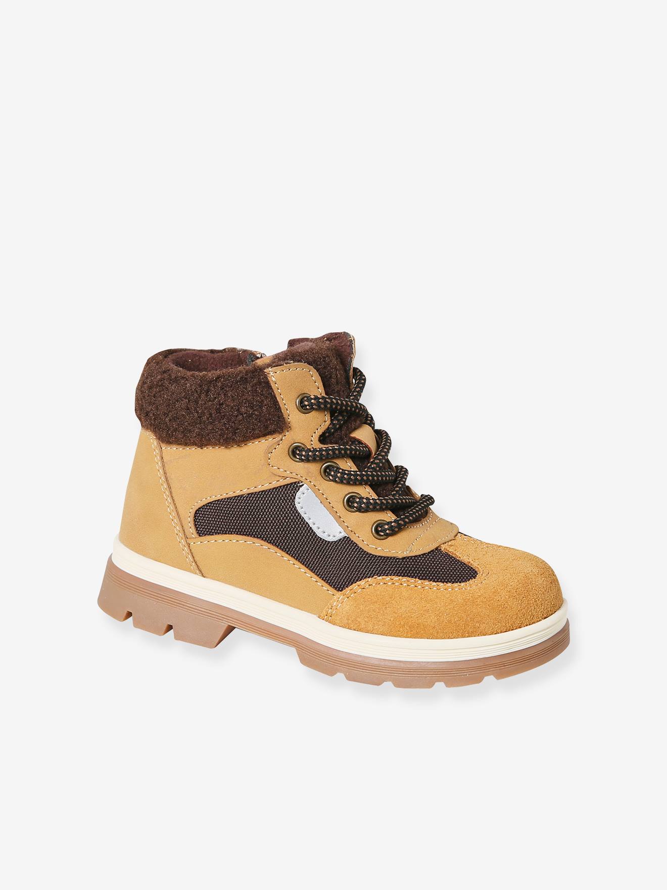 Boots garcon camel Chaussures