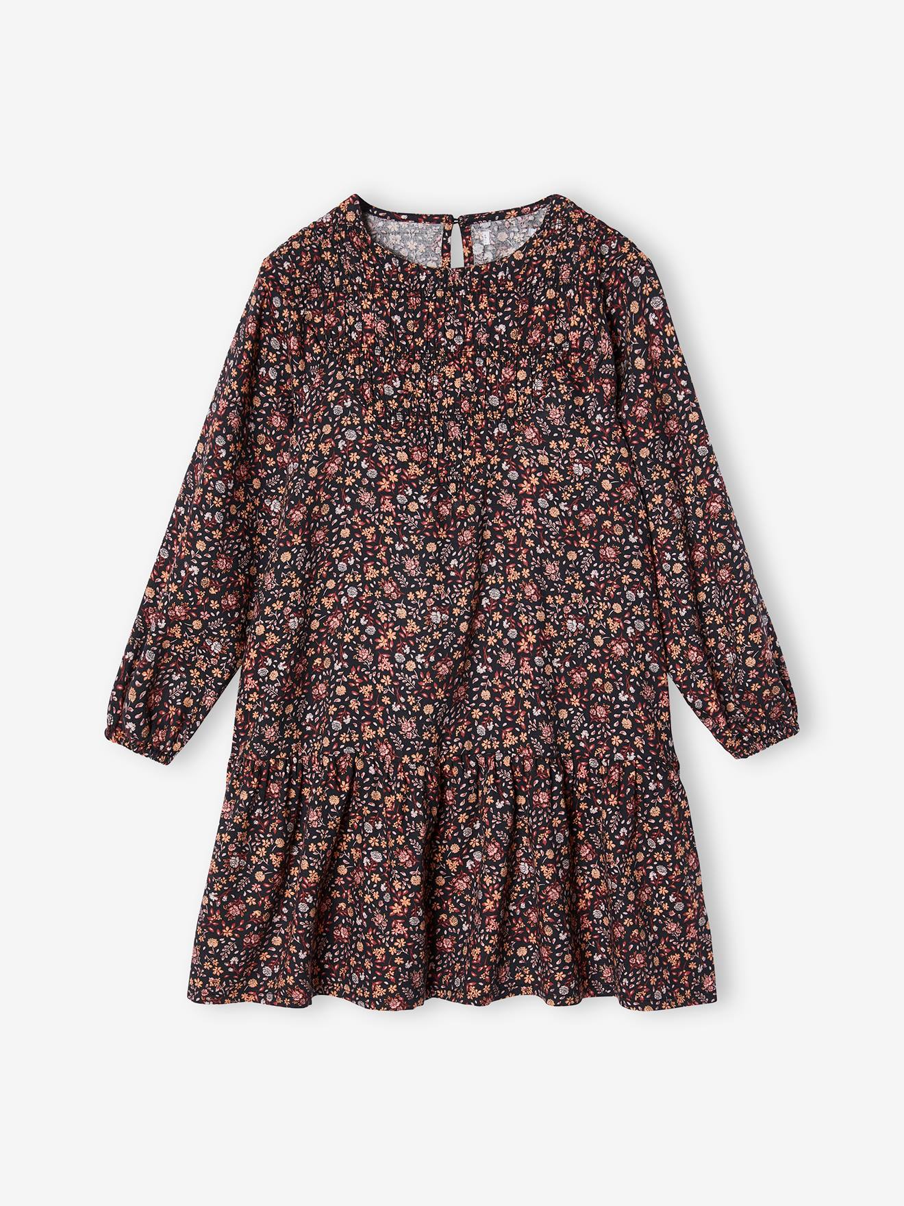 Robe Fille Crown & Ivy - Multicolore à Fleurs - Taille M - Manches Courtes - Printemps/Été