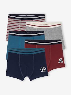 -Pack of 5 Boxer Shorts for Boys