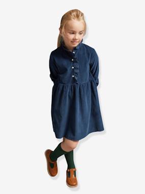 Girls-CYRILLUS velvet robe