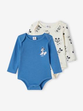 Baby-Bodysuits-Set of 2 MICKEY baby bodysuits