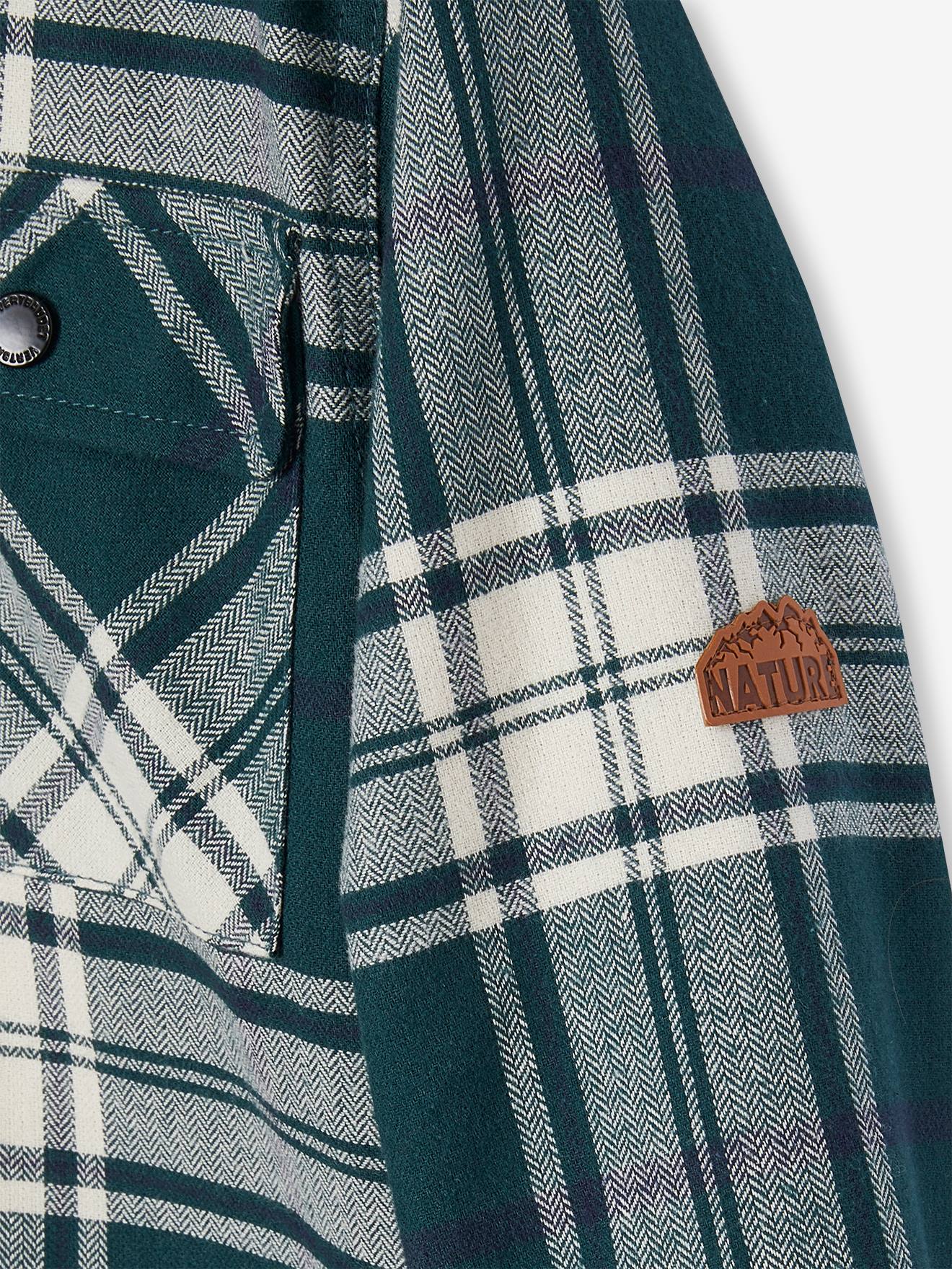 Chemise à Carreaux Garçon GAP Manches Longues - Taille 140 Cm, Occasion Très Bon état
