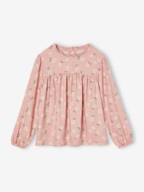 Girls-Blouses, Shirts & Tunics-Floral Blouse for Girls