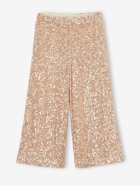 Fille-Pantalon-Pantalon large à sequins Noël fille