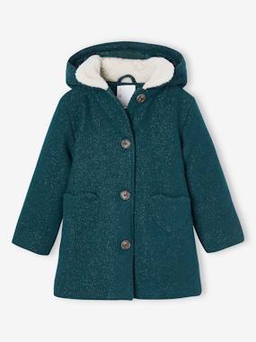 Girls-Coats & Jackets-Coat with Hood for Girls