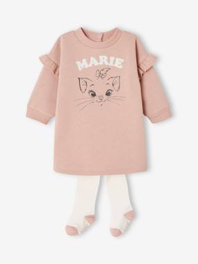 Baby-Baby dress and tights set DISNEY ANIMALS Marie The Aristocats