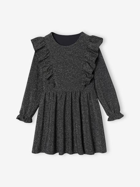 Dress in Scintillating Jersey Knit anthracite - vertbaudet enfant 