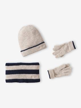 Boys-Accessories-Cool Kids Beanie + Snood + Gloves Set for Boys