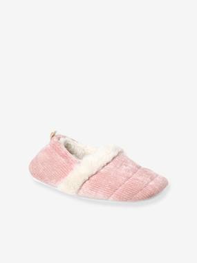 Shoes-Girls Footwear-Fur-Lined Slippers for Girls