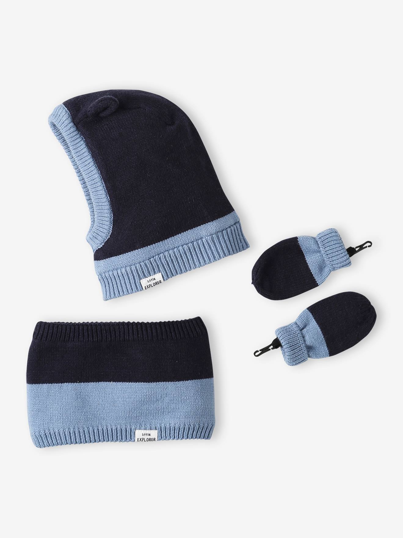 Baby boy hat scarf gloves set online