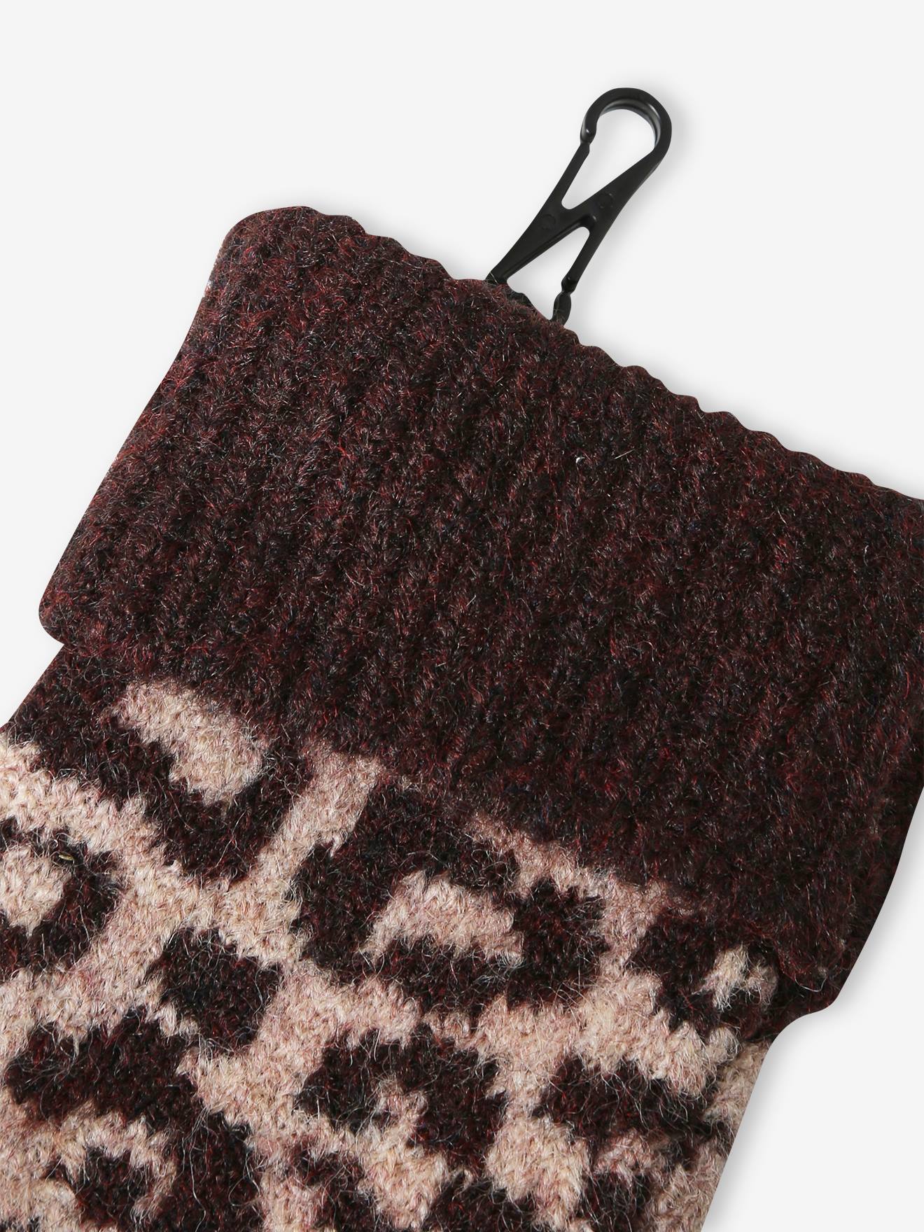 VERTBAUDET Snood Fille Sherpa Imprimé Léopard Doublé Polaire - Tour De Cou Chaud Et Tendance